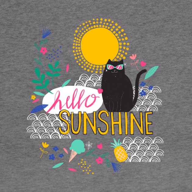 Hello Sunshine Cat by Michele Norris